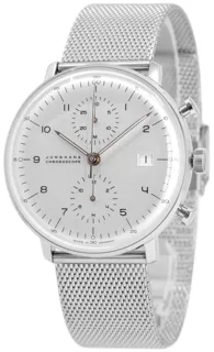 Junghans max bill Chronoscope 27/4003.46 Stainless steel Silver