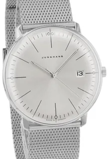 Junghans max bill 41/4463.46 38mm Stainless steel Silver