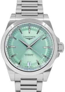 Longines Conquest L3.430.4.02.6 Stainless steel green