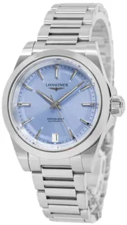 Longines Conquest L3.430.4.92.6 34mm Stainless steel blue