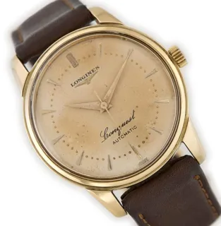 Longines Conquest L1478 35mm Yellow gold Champagne