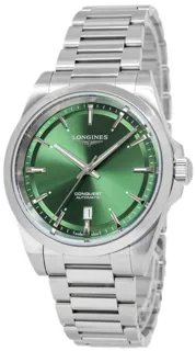 Longines Conquest L38304026 Stainless steel Green