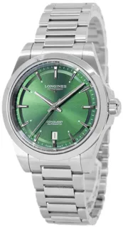 Longines Conquest L3.720.4.02.6 Stainless steel Green