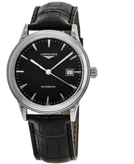 Longines Flagship L4.984.4.52.2 Stainless steel Black