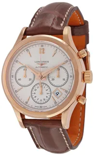 Longines Heritage L2.750.8.76.2 41mm Rose gold White