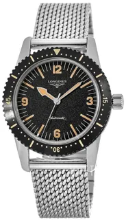 Longines Heritage L28224566 Stainless steel Black