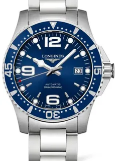 Longines HydroConquest L3.740.4.96.6 41mm Stainless steel Blue