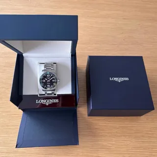 Longines HydroConquest L3.781.4.59.6 41mm Ceramic and Stainless steel Black