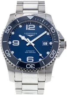 Longines HydroConquest L3.781.4.96.6 41mm Stainless steel Blue