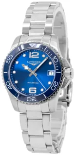 Longines HydroConquest L33704966 32mm Stainless steel blue