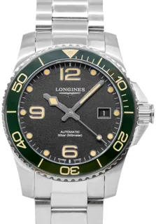 Longines HydroConquest L37814056 41mm Stainless steel Black