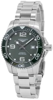 Longines HydroConquest L3.782.4.06.6 Stainless steel Green