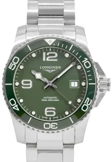 Longines HydroConquest L3.781.4.06.6 Stainless steel Green