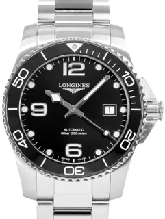 Longines HydroConquest L3.781.4.56.6 Stainless steel Black