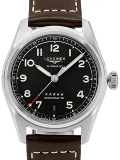 Longines Spirit L3.410.4.53.0 Stainless steel Black