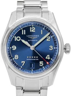 Longines Spirit L3.410.4.93.6 Stainless steel Blue