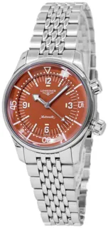 Longines Legend Diver L3.764.4.96.6 Stainless steel brown