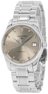 Longines Master Collection L2.357.4.07.6 34mm Stainless steel Beige