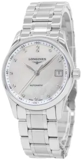 Longines Master Collection L2.357.4.87.6 34mm Stainless steel White