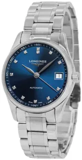 Longines Master Collection L2.357.4.97.6 34mm Stainless steel Blue