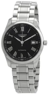 Longines Master Collection L2.793.4.59.6 Stainless steel Black