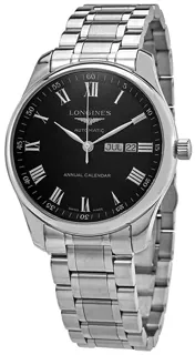 Longines Master Collection L29204516 Stainless steel Black