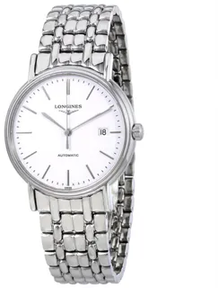 Longines Présence L4.921.4.12.6 38.5mm Stainless steel White