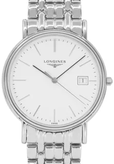 Longines Présence L4.790.4.12.6 38.5mm Stainless steel White