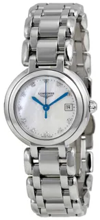 Longines PrimaLuna L8.110.4.87.6 26.5mm Stainless steel White