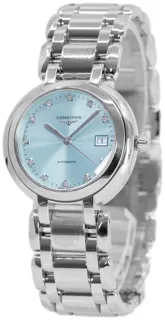 Longines PrimaLuna L81134906 30mm Stainless steel blue