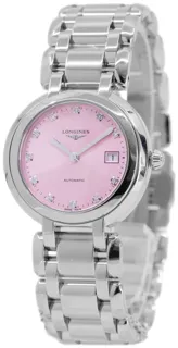 Longines PrimaLuna L81134996 Stainless steel pink