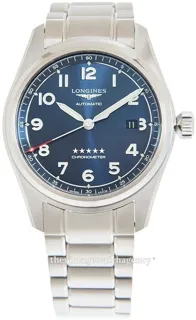 Longines Spirit L3.811.4.93.6 42mm Stainless steel Blue