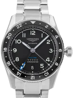 Longines Spirit L38024536 39mm Stainless steel Black