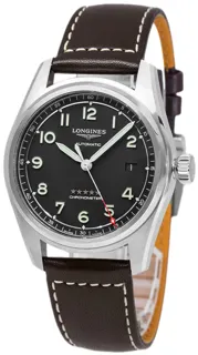 Longines Spirit L38104530 40mm Stainless steel Black