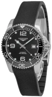 Longines HydroConquest L3.781.4.56.9 Stainless steel Black