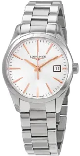 Longines Conquest Classic L2.286.4.72.6 Stainless steel Silver