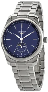 Longines Master Moon-phase L29094926 Stainless steel Blue