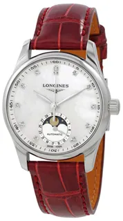 Longines Master Moonphase L24094872 Stainless steel White