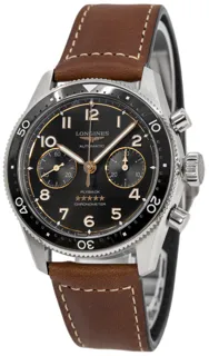 Longines Spirit L38214532 Stainless steel Black