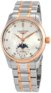 Longines Master Collection L24095897 Yellow gold and Stainless steel White