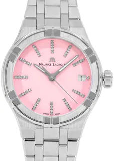 Maurice Lacroix Aikon Quarzo Colours Ed AI1106-SS002-550-1 Stainless steel Pink