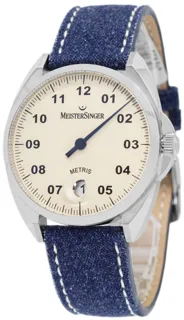 MeisterSinger Metris ME903 Stainless steel White