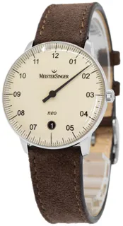 MeisterSinger Neo NE903N Stainless steel White