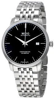 Mido Baroncelli M027.408.11.051.00 40mm Stainless steel Black