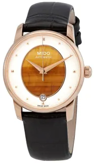 Mido Baroncelli M035.207.36.471.00 Yellow gold and Stainless steel White