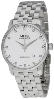 Mido Baroncelli M86004661 38mm Stainless steel White