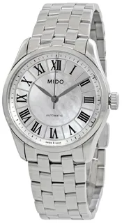 Mido Belluna M024.207.11.110.00 33mm Stainless steel White