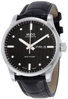 Mido Multifort M005.430.16.031.81 Stainless steel Black