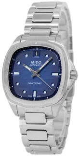 Mido Multifort M049.307.11.041.00 Stainless steel blue