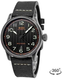 Mido Multifort M032.607.36.050.09 Stainless steel Black